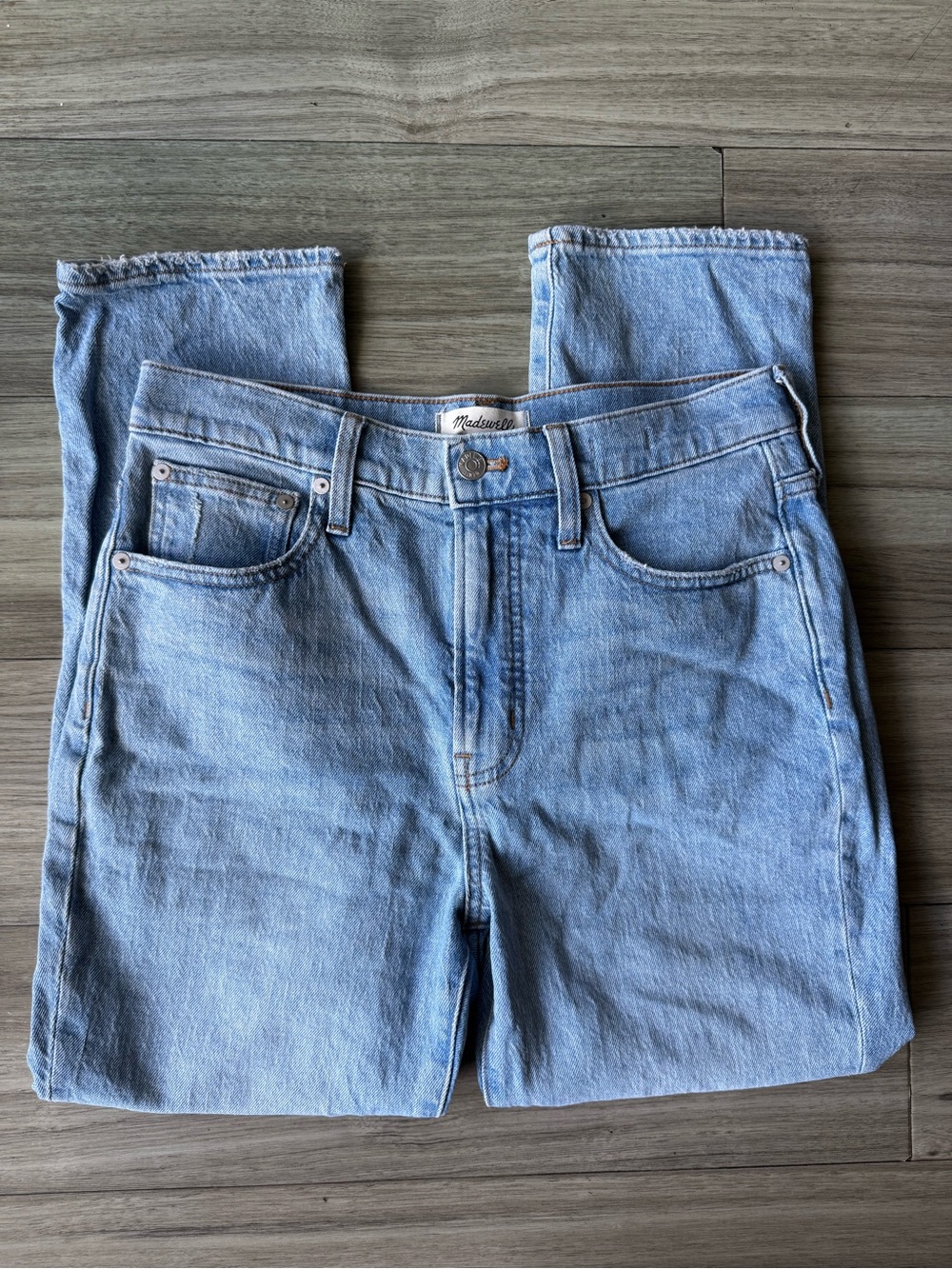 Madewell The Perfect Vintage Jean Raebrook Wash Blue Denim Size 27P - Picture 5 of 10
